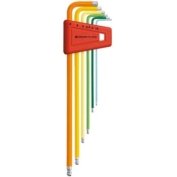 六角棒レンチ(ボールポイント付・ロング) - エスコ