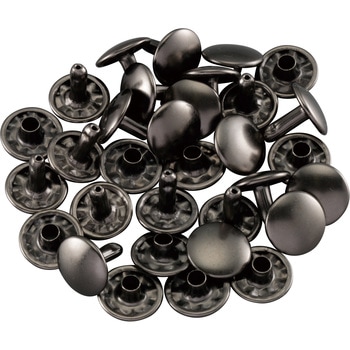 特大カシメピン(ブラックニッケルメッキ) エスコ