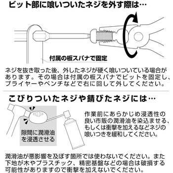 細軸エキストラクターセット(ステンレスねじ対応) エスコ