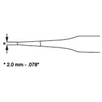 精密用ピンセット(ステンレス製) エスコ