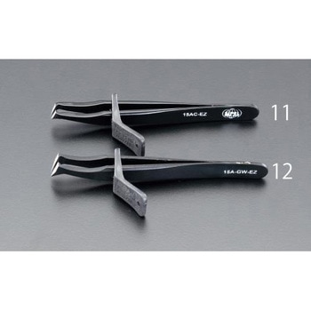 カッティングピンセット(カーボン S製) エスコ