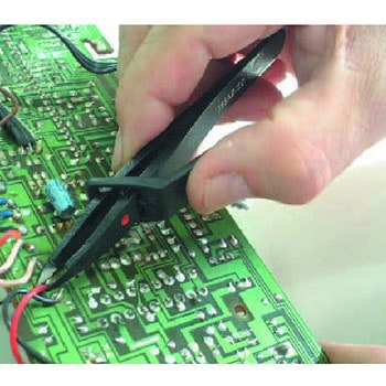 カッティングピンセット(カーボン S製) エスコ