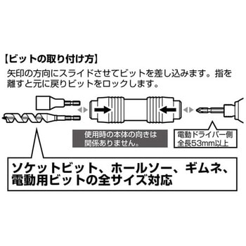 強力型ジョイントビットホルダー エスコ