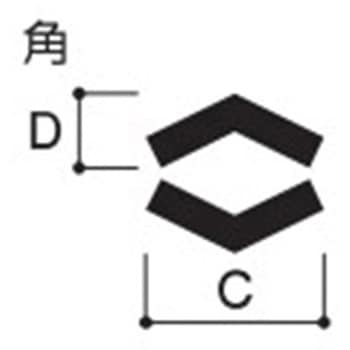 火造箸(角型) エスコ
