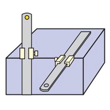 直尺用ストッパー エスコ