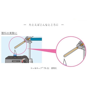 50℃ 示温材(メデシルテープ) エスコ