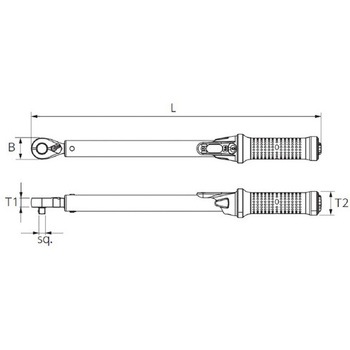 2 -10N・m(1/4DR) トルクレンチ エスコ