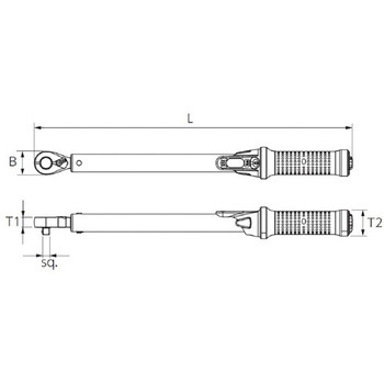 20-100N・m(3/8DR) トルクレンチ エスコ