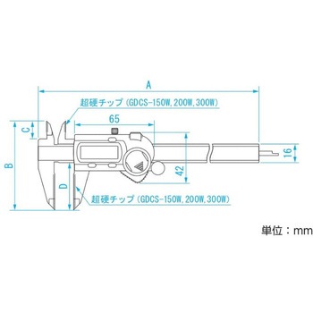 デジタルノギス エスコ