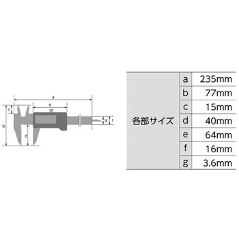 デジタルノギス エスコ
