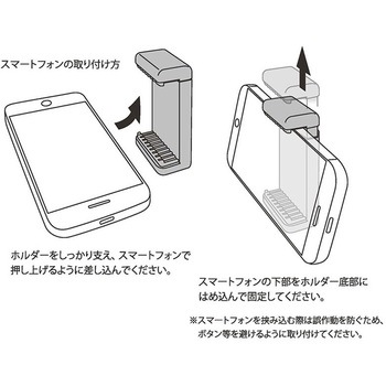 [カメラ/スマホ用] テーブル三脚 エスコ