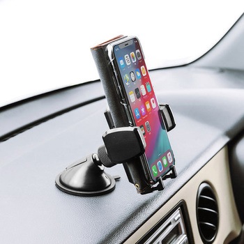 スマートフォン用車載ホルダー(吸盤式) エスコ