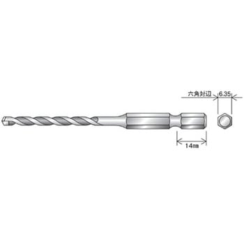 六角軸タイル用ドリル エスコ