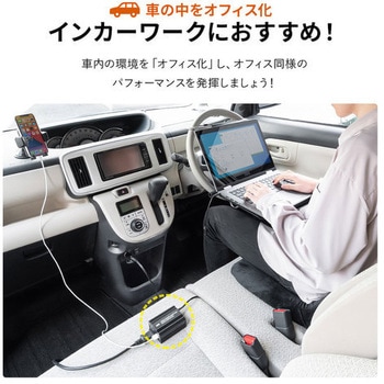 DC12V→AC100V/120W インバーター エスコ