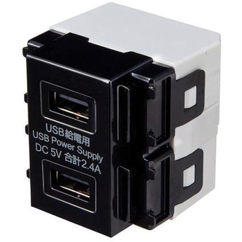 USB給電用コンセント(USB TypeA/2ポート) エスコ