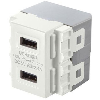 USB給電用コンセント(USB TypeA/2ポート) エスコ