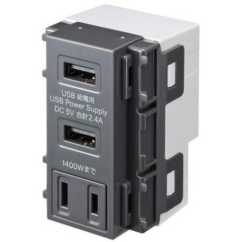 USB給電用コンセント(AC一体形) エスコ