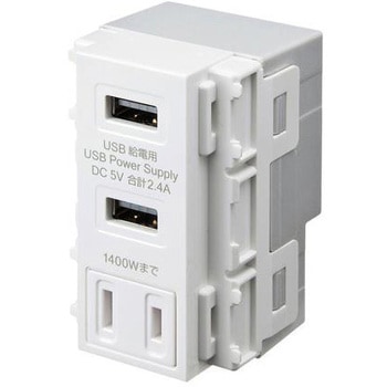 USB給電用コンセント(AC一体形) エスコ