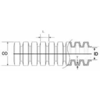 コルゲートチューブ(屋外用) エスコ 【通販モノタロウ】