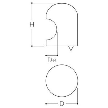 つまみ(木製) エスコ