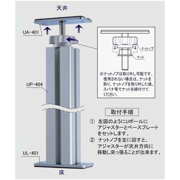EA976CB-57 40角用 ベースプレート(穴あき) 1個 エスコ 【通販 EA976CB-57 40角用 ベースプレート(穴あき) 1個 エスコ 【通販
