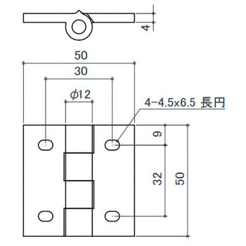 30角用アルミ丁番 エスコ