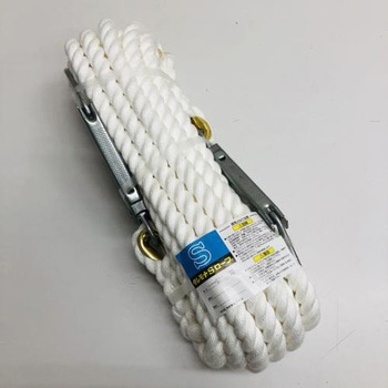 荷揚げ用ロープ(クレモナ・フック付) エスコ