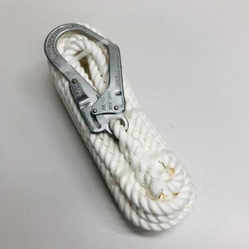 荷揚げ用ロープ(クレモナ・フック付) エスコ