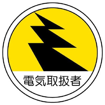 ヘルメットステッカー(電気取扱者) - エスコ