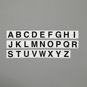 アルファベット表示ステッカー[Ⅴ] エスコ