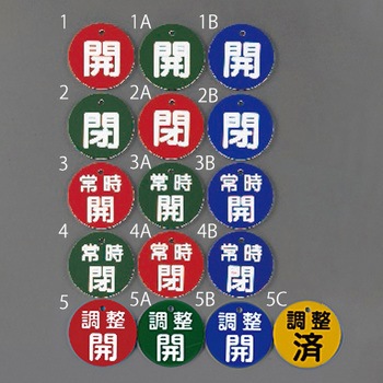 丸型バルブ開閉礼(調整開) エスコ