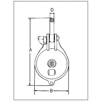 2ton 滑車(ベアリング入) エスコ