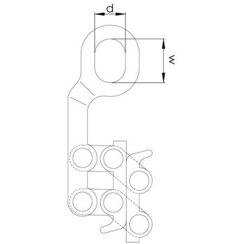 ワイヤークランプ エスコ