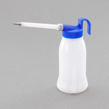 180ml オイラー(横型・先端金属ノズル・PE製) - エスコ
