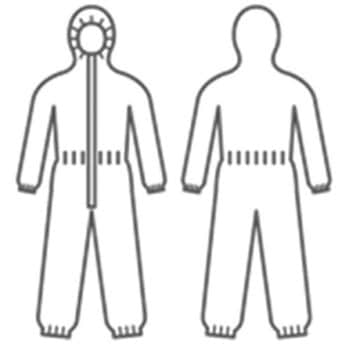 防護服(使い捨て/液体防護用) エスコ