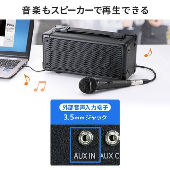 マイク付拡声器スピーカー エスコ