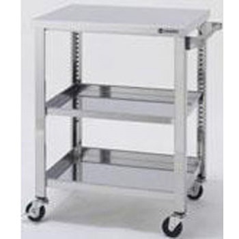 EA956NA-51 100kg ワゴン(三段/ステンレス製) エスコ 76622937