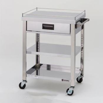 EA956NA-91 100kg ワゴン(三段/ステンレス製) エスコ 76623007