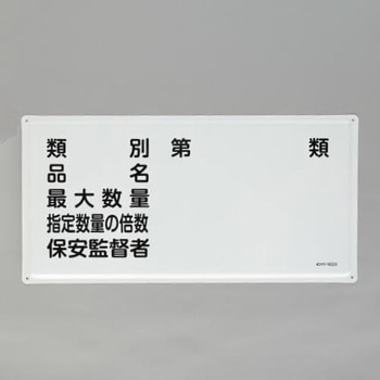 危険物標識(類別・品名～) エスコ