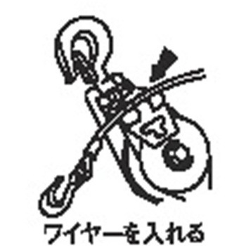 強力型滑車(1車) エスコ