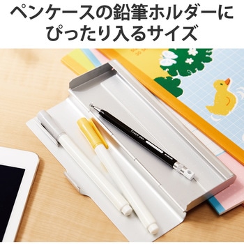 タッチペン スタイラスペン ディスクタイプ 六角鉛筆型 ペン先交換可 ストラップホール付 エレコム