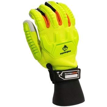 ヤギ革/高視認性スパンデックス/耐衝撃ラバープロテクションメカニックグローブ superior glove(スーペリア)
