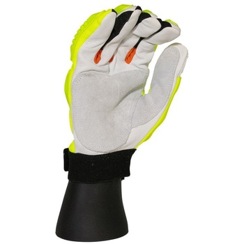 ヤギ革/高視認性スパンデックス/耐衝撃ラバープロテクションメカニックグローブ superior glove(スーペリア)