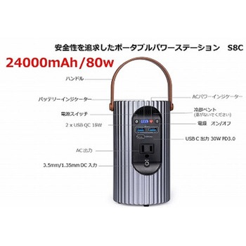 ポータブルパワーステーション HIDISC