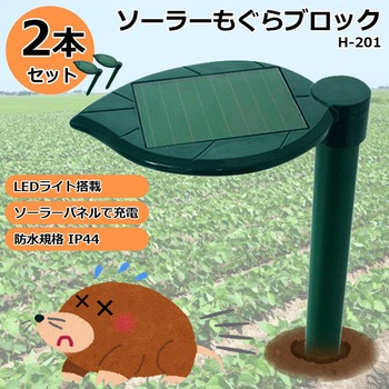ソーラーもぐらブロック2P センター商事