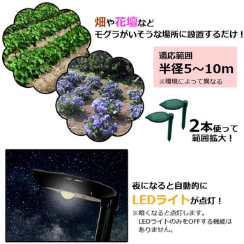 ソーラーもぐらブロック2P センター商事