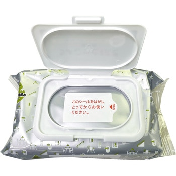アルカリ電解水 食卓のちょこっと拭き用クリーナー80枚入 服部