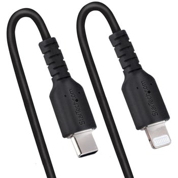 RUSB2CLT1MBC 高耐久Lightning - USB-Cケーブル コイル(伸縮)型