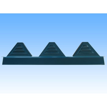 重ね式折板屋根 88タイプ用 見切換気(3連) 1個 田中金属製作所(金属
