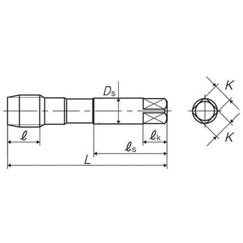 ヤマワ HT-CTG-22-14-5P 厚鋼電線管ねじ用ハンドタップ HT CTG 22-14